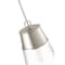 Z-Lite Wentworth 1 Light Pendant, Brushed Nickel & Clear 2300P12-BN - alternate 2